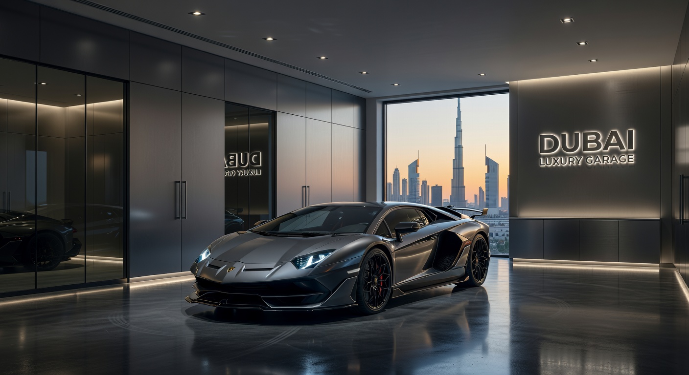 Lamborghini in Dubai Luxury Garage