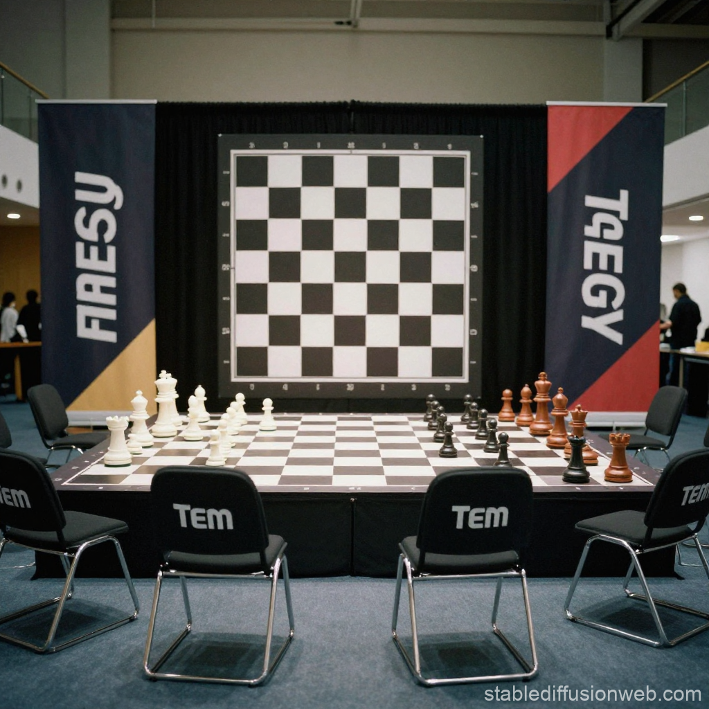 Large Chess Setup at TEM Energy Chess Event