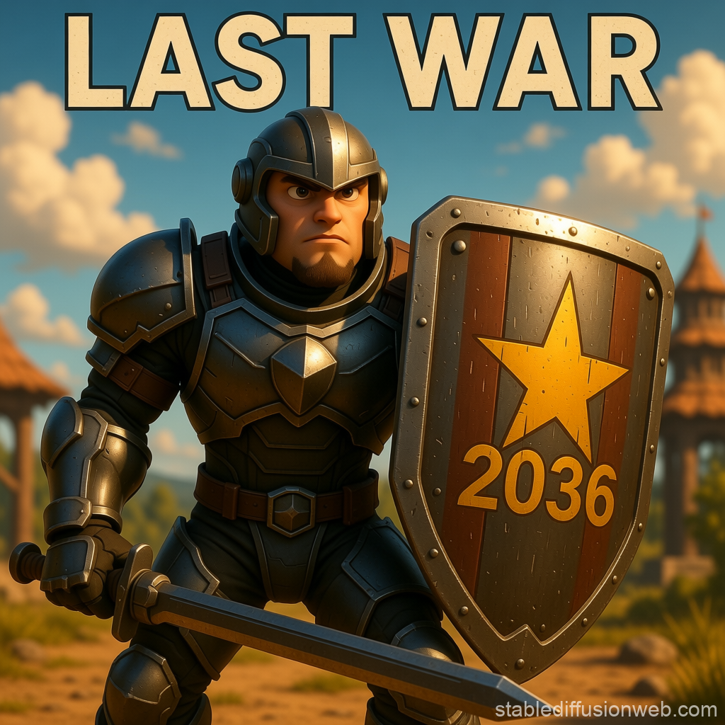 Last War 2036 Knight in Armor with Shield