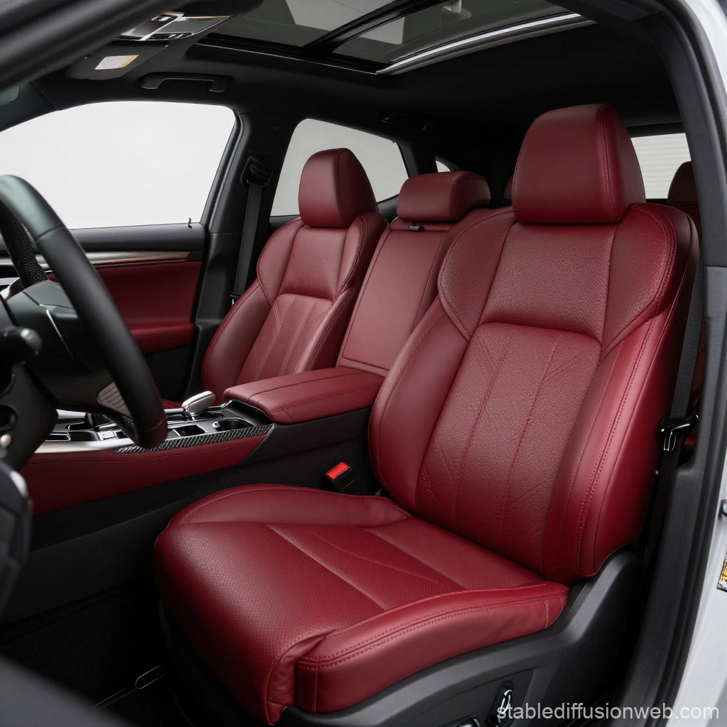 Lexus NX 2019 Interior with Red Leather Seats