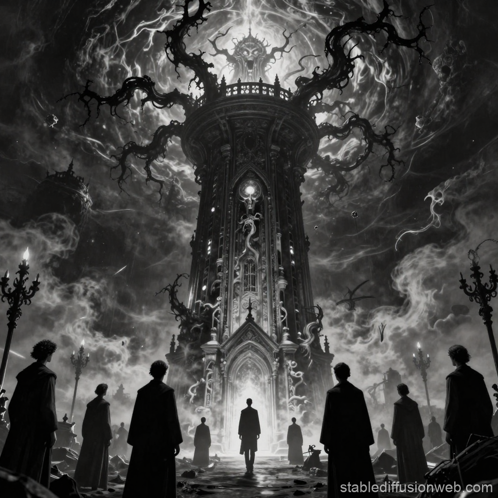 Lovecraftian Cult Tower Summoning