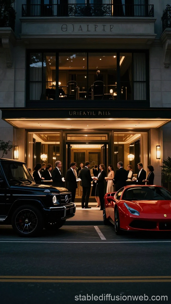 Luxury Evening Gathering at Beverly Hills Dining Venue