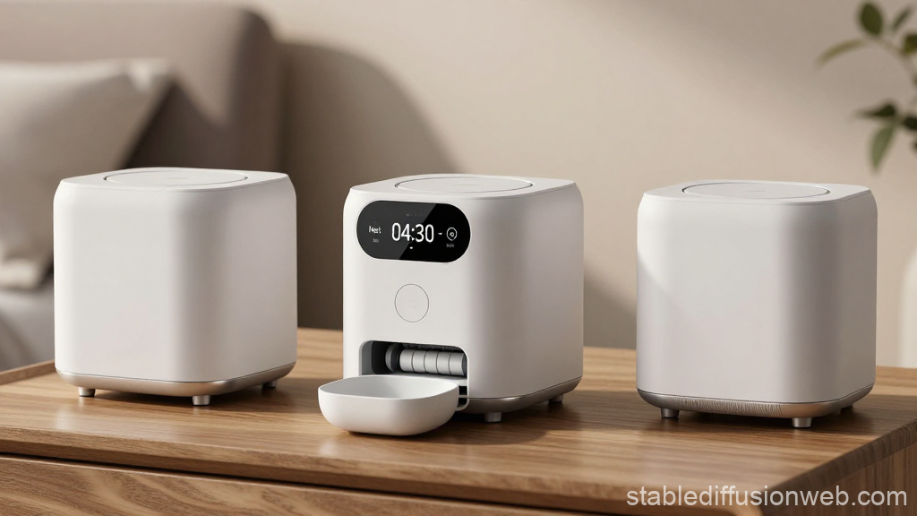 Luxury Smart Pill Roller with Digital Timer Display