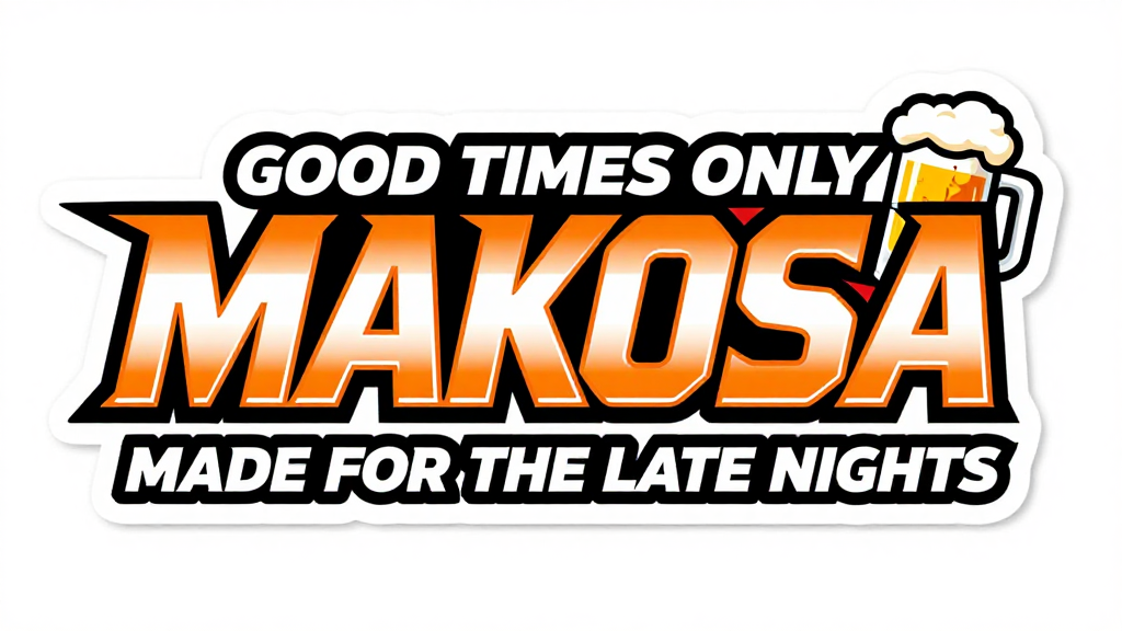 Makosa JDM 90s Style Sticker Design