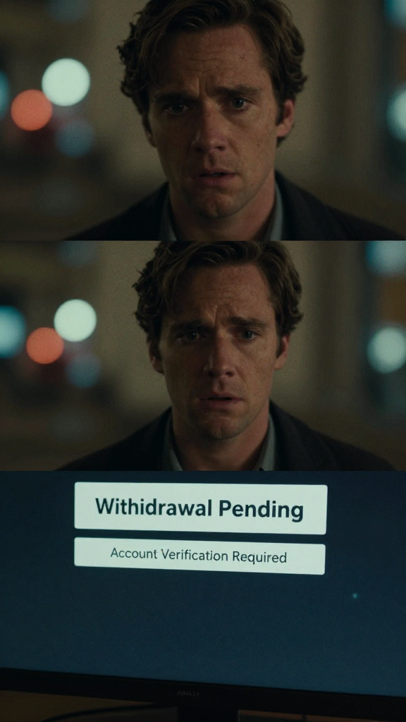 Man Confused by Pending Withdrawal Notification