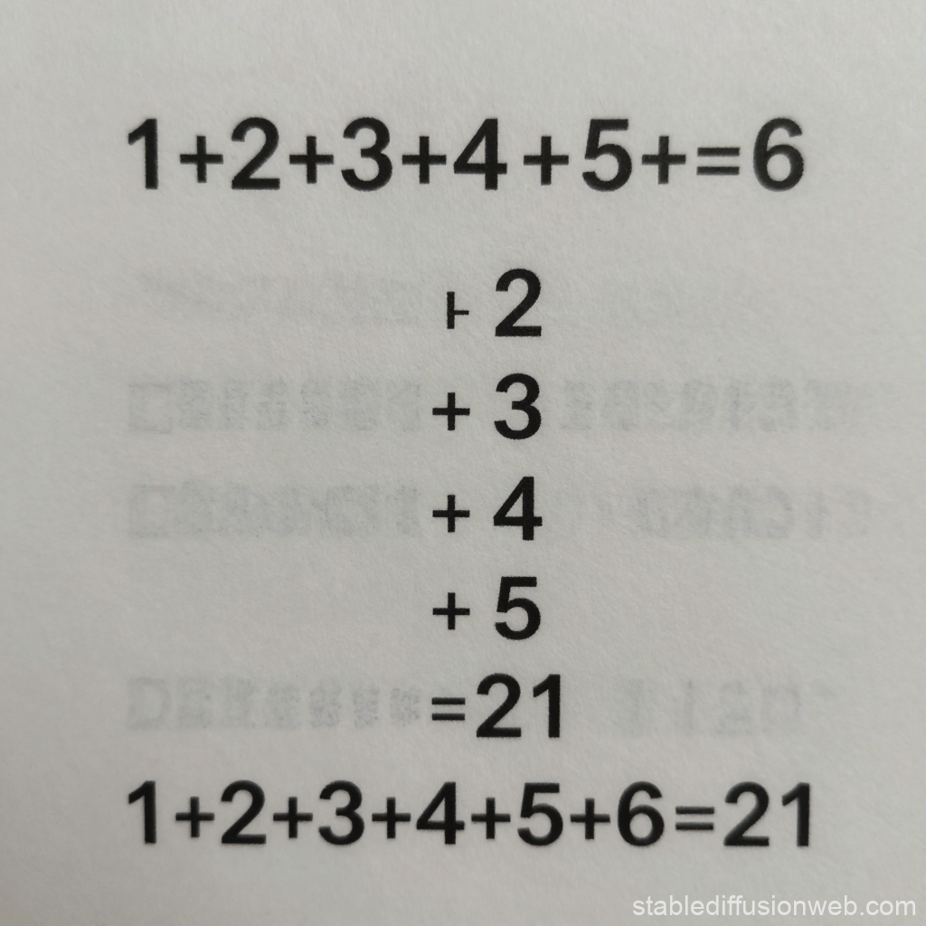 Mathematical Summation of Consecutive Numbers