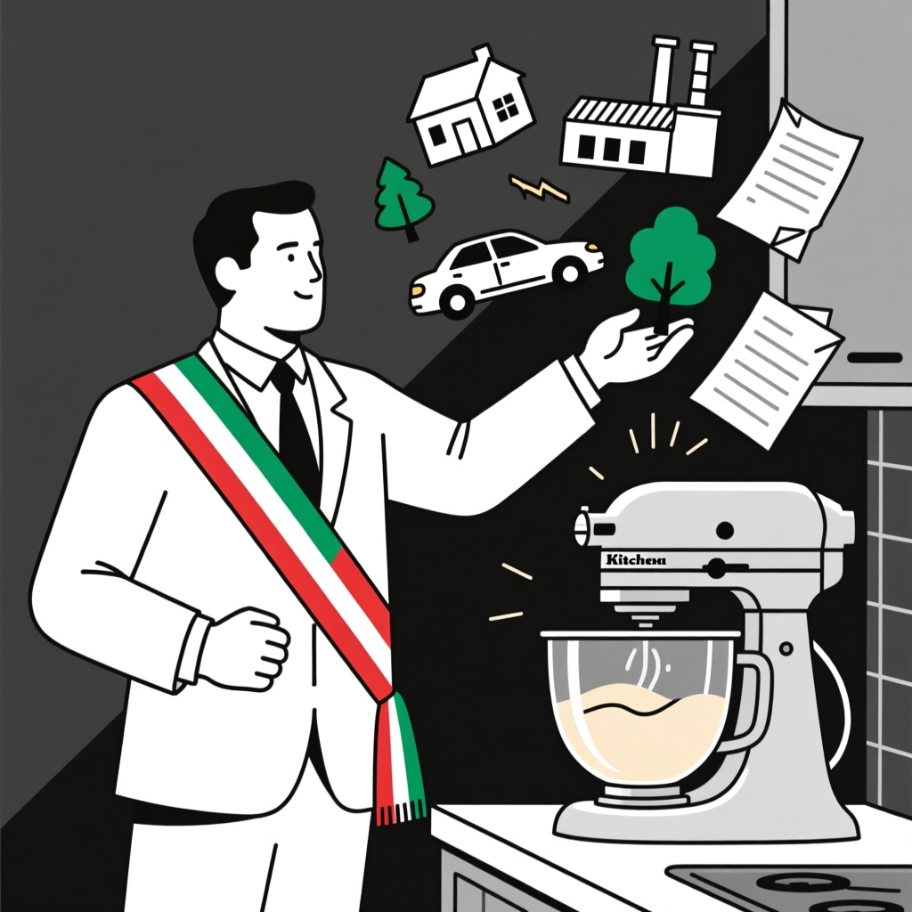 Mayor Balancing Community and Industry Responsibilities