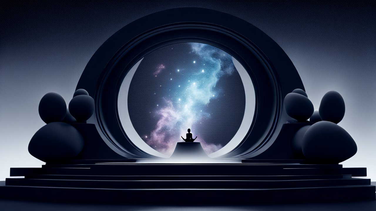 Meditation Podium with Cosmic View