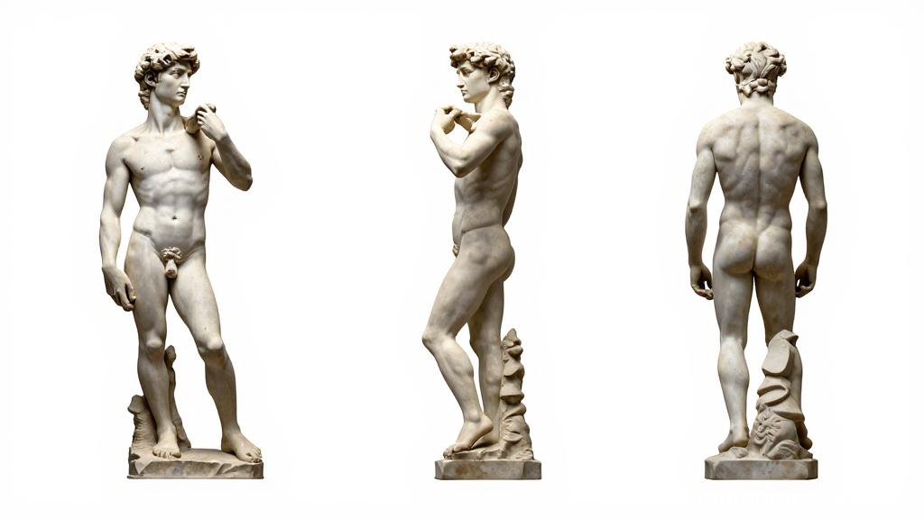 Michelangelo's David Sculpture Reference Sheet