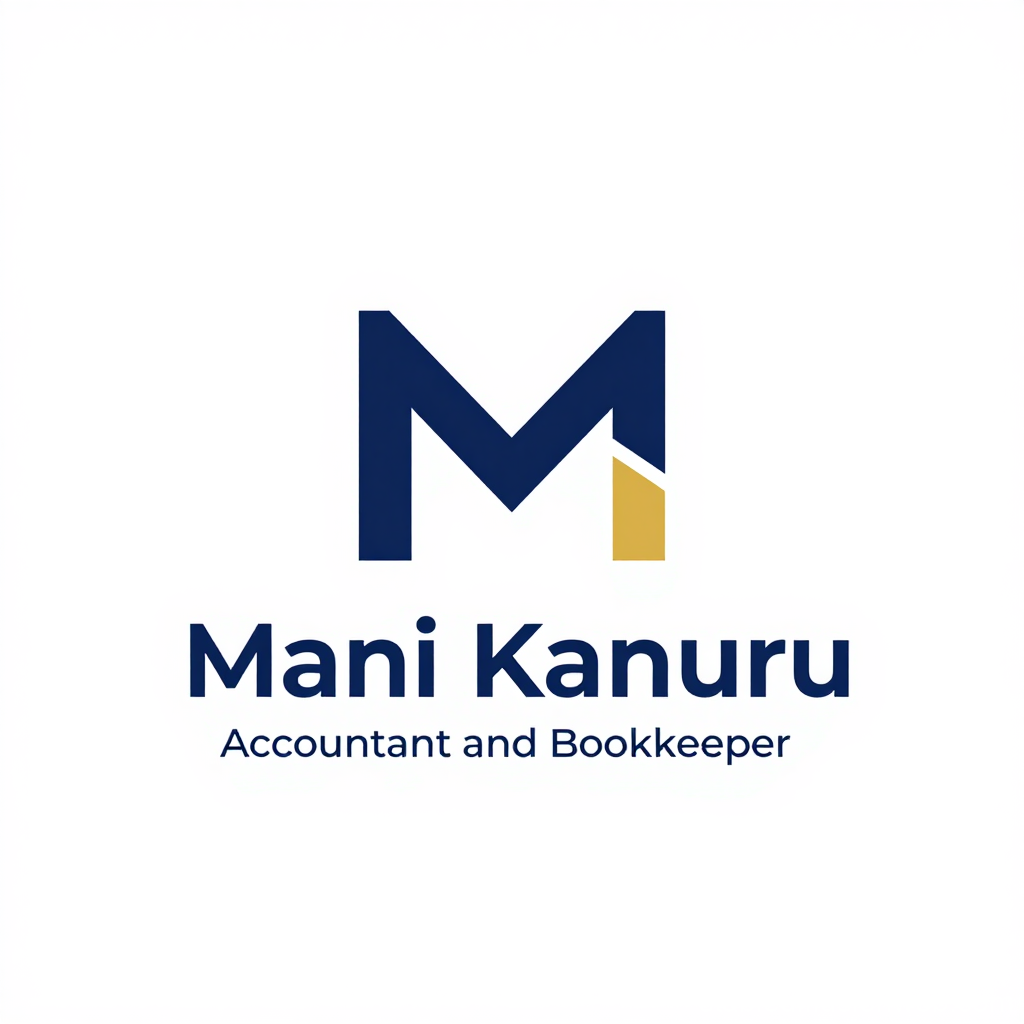 Minimalist Accountant Logo with Bold M