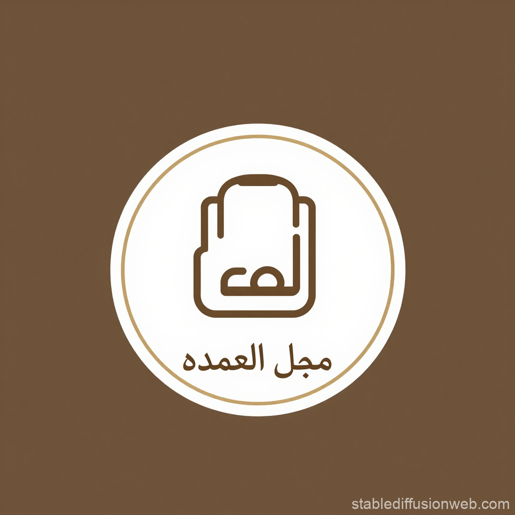 Minimalist Arabic Phone Shop Logo Design