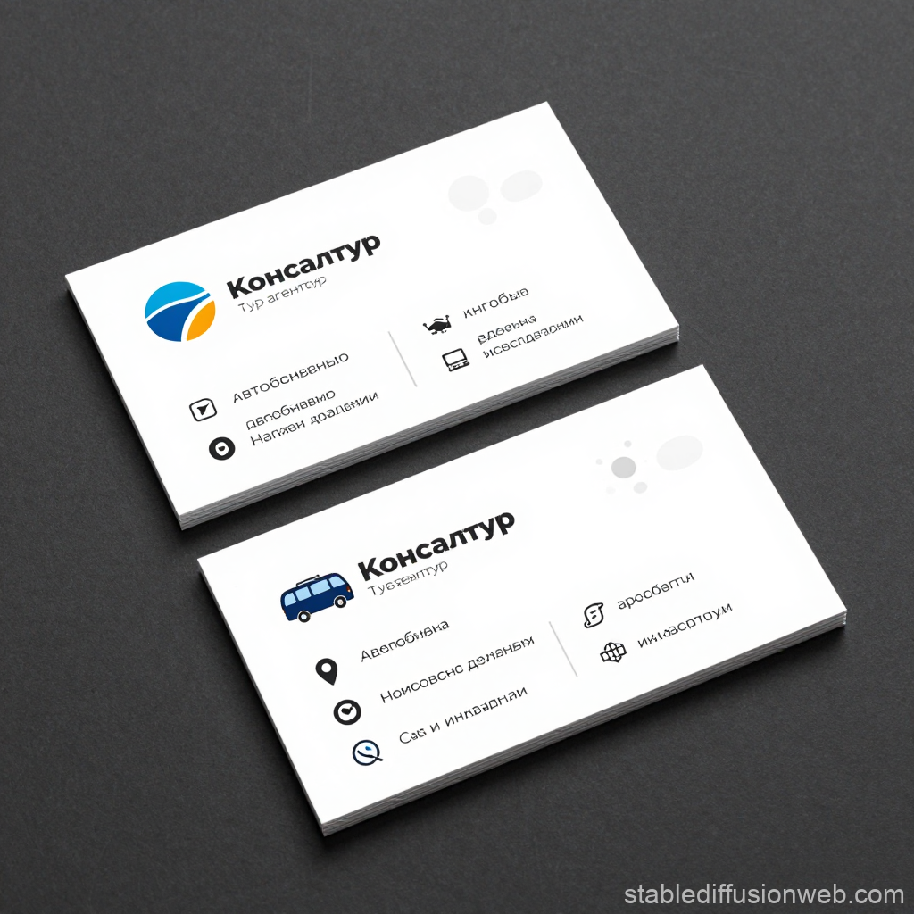 Minimalist Business Card Design for Consulting Agency