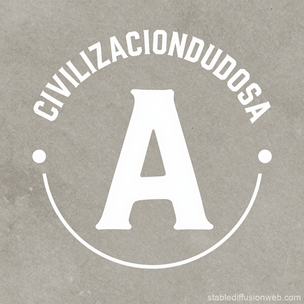 Minimalist Civilizacion Dudosa Logo Design