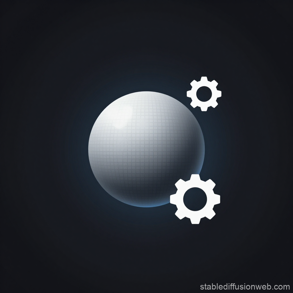 Minimalist Engineering Software Toolbar Icon