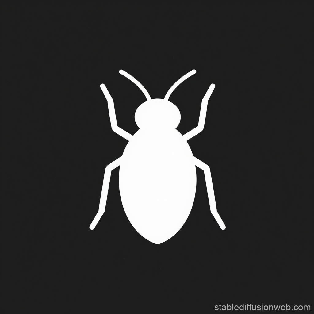 Minimalist Gadfly Insect Icon