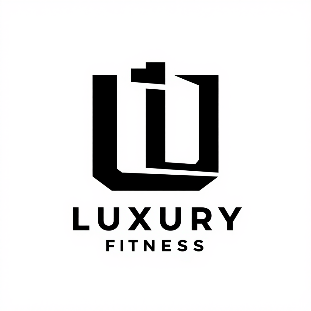 Minimalist Luxury Fitness Logo Design