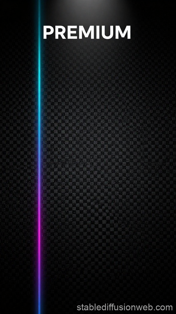 Minimalist Premium Neon Ribbon Design
