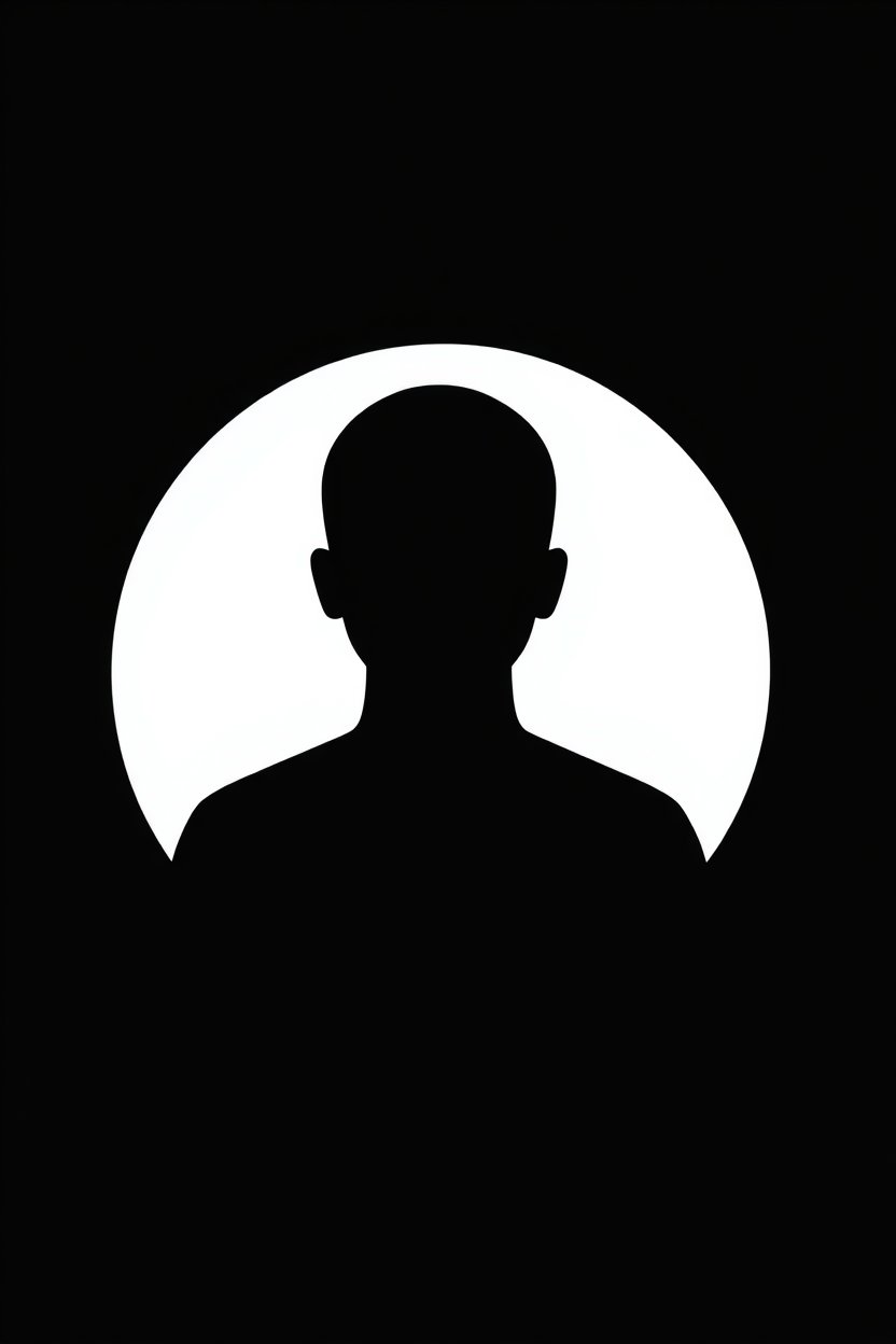 Minimalist Silhouette Profile Icon