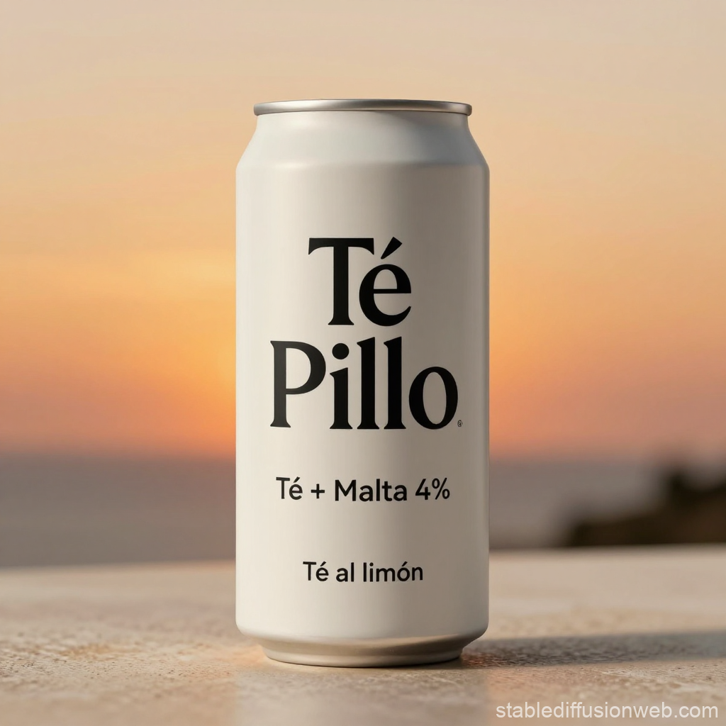 Minimalist Té Pillo Lemon Tea Malt Beverage Can