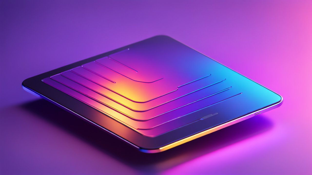 Minimalistic Modern Shield with Gradient Lighting