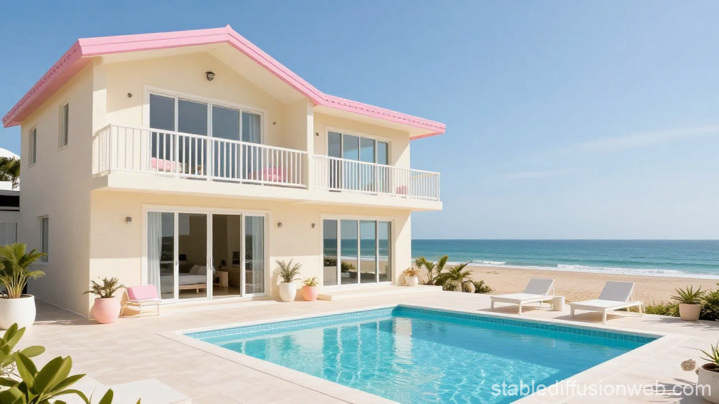 Modern Beach House with Pool and Ocean View