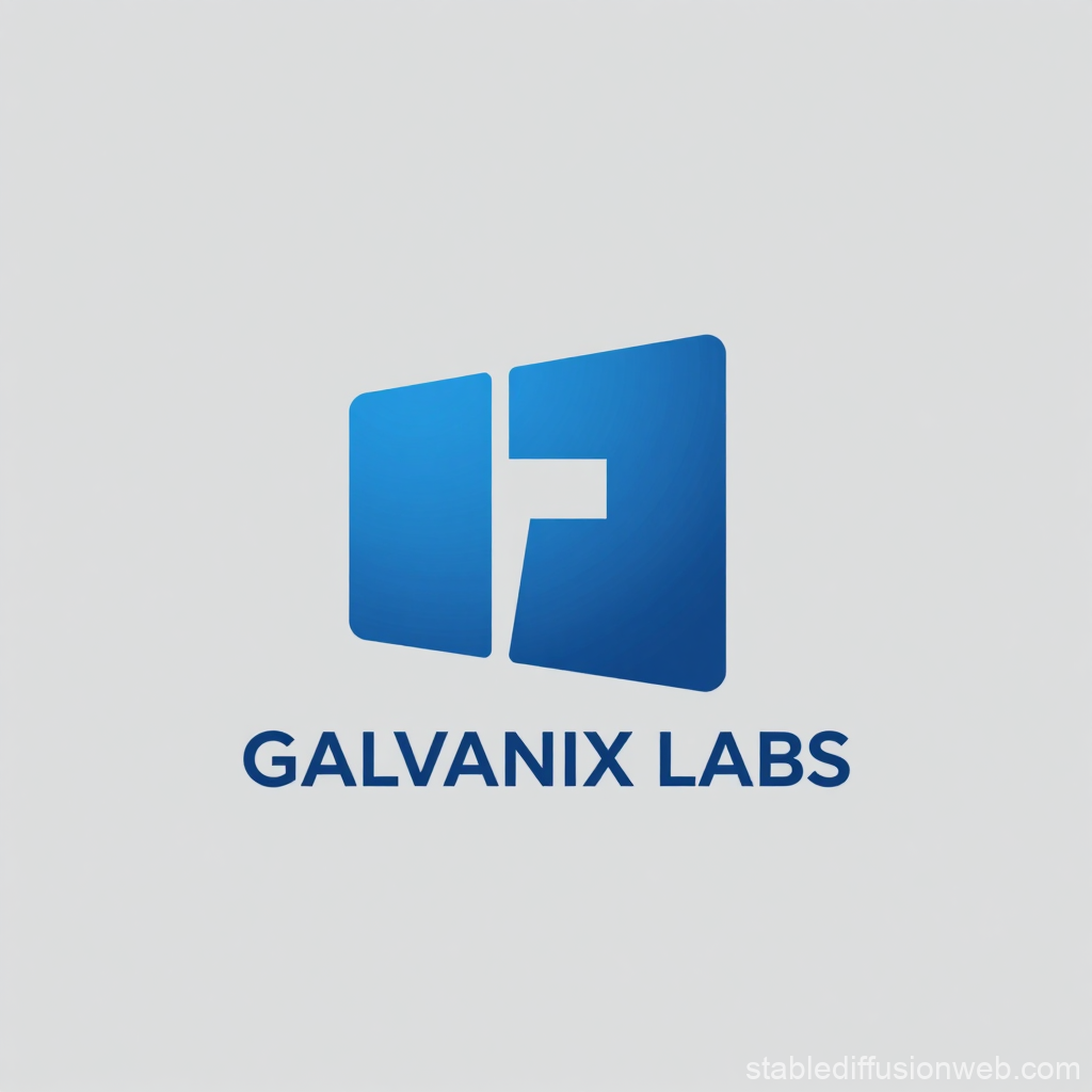 Modern Blue Logo Design for Galvanix Labs