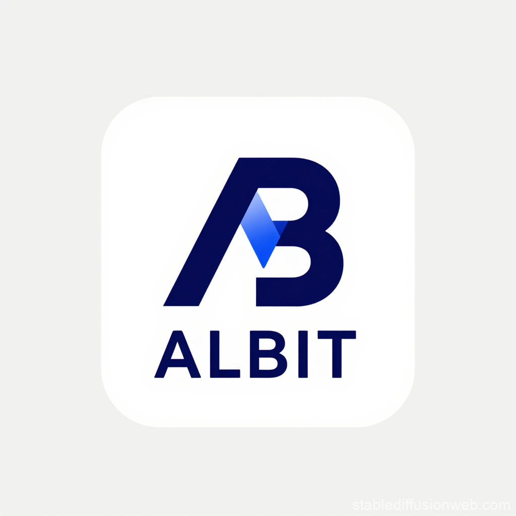 Modern Minimalist Albit Logo Design