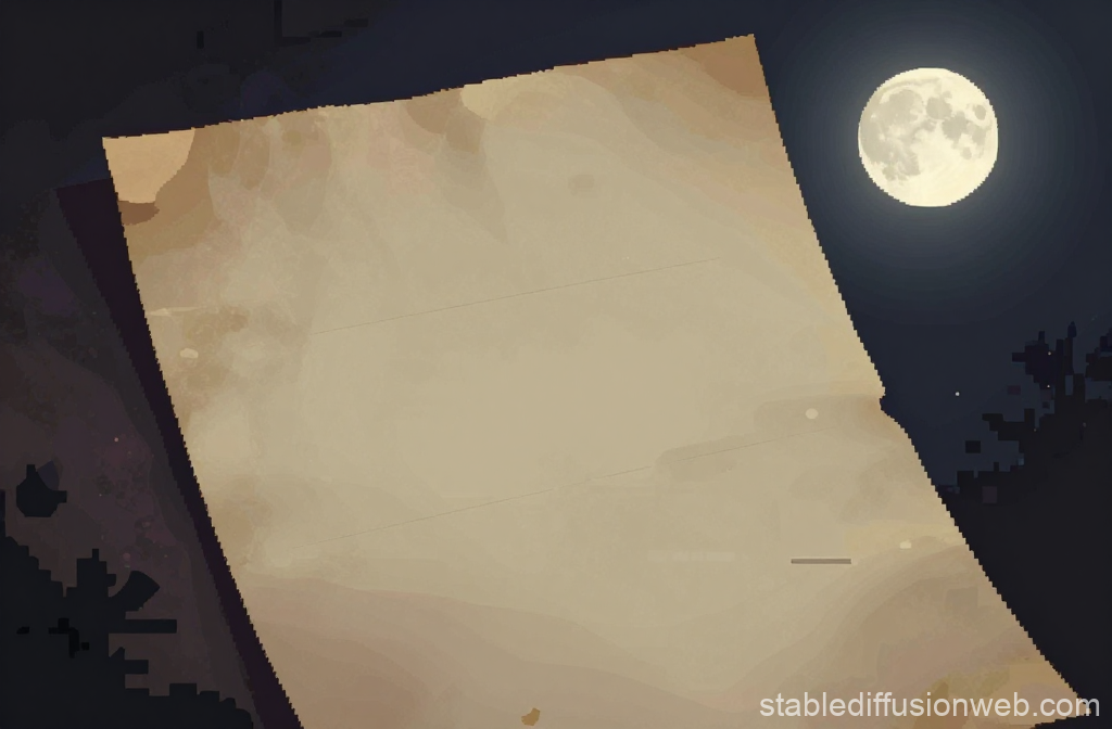 Moonlit Night with an Obsolete Letter
