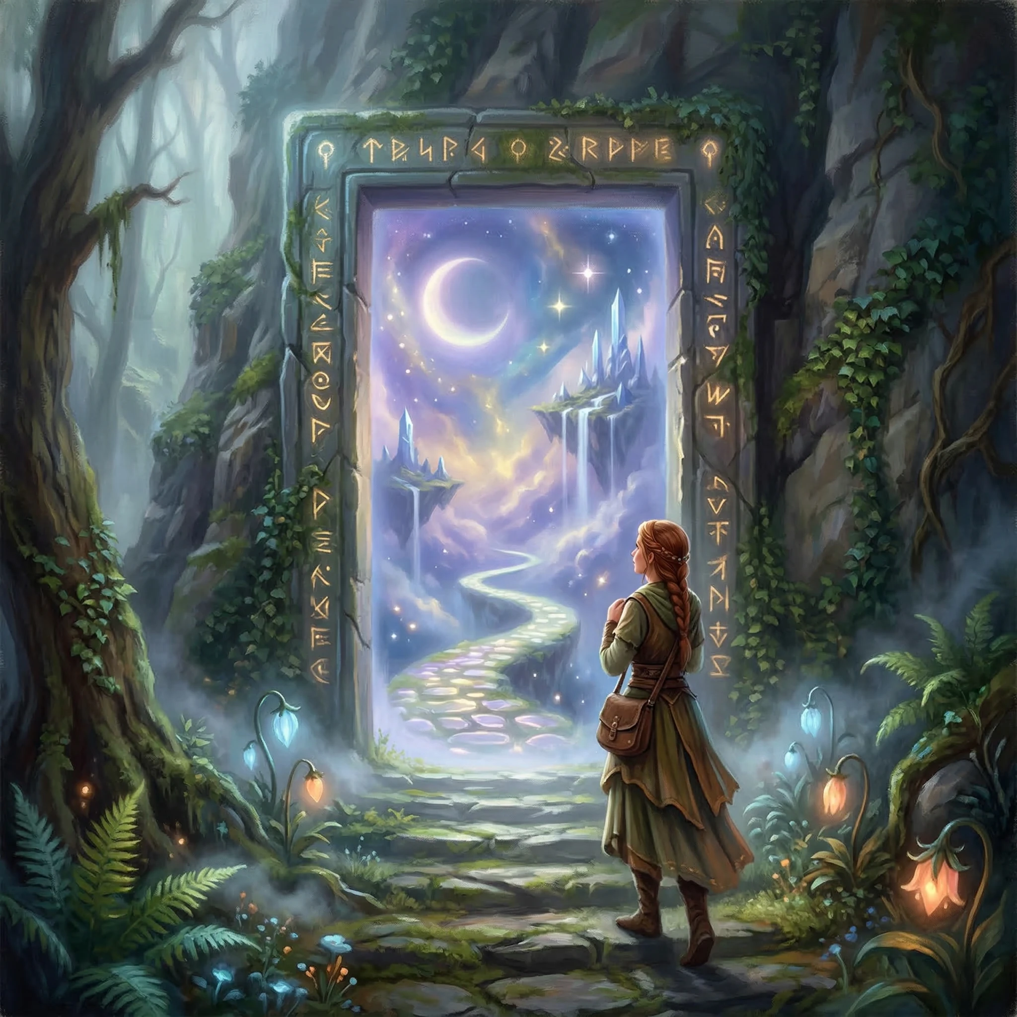 Mystical Portal to a Dreamlike Realm