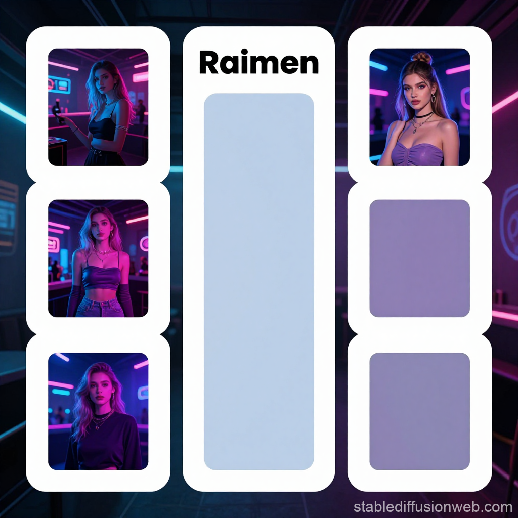 Neon-lit Portraits in Cyberpunk Style