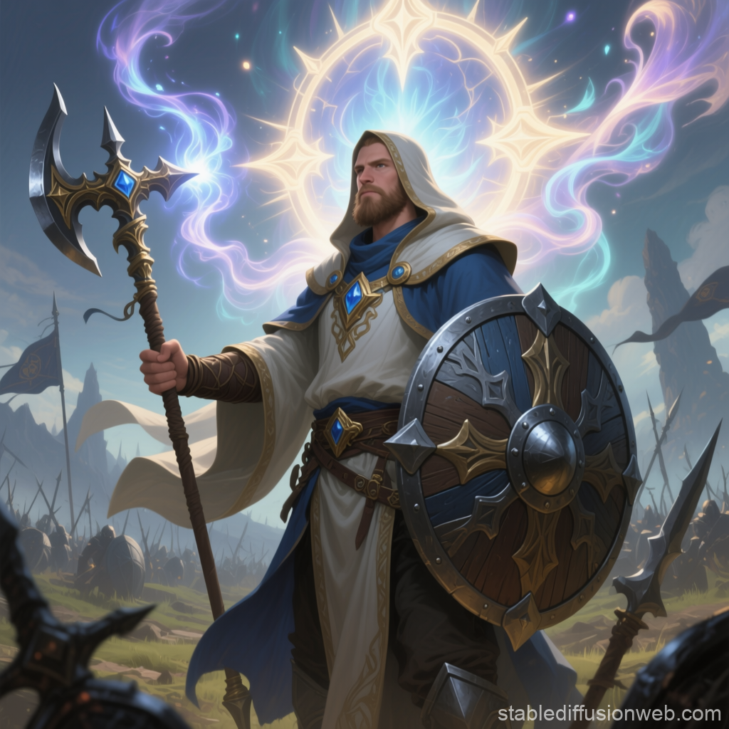 Oblivion Cleric Casting a Powerful Spell