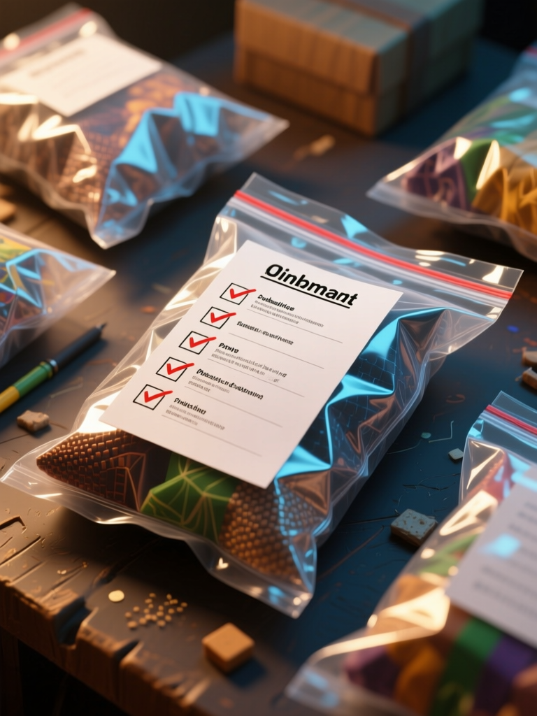 Packing Bags with Checklist on Wooden Table