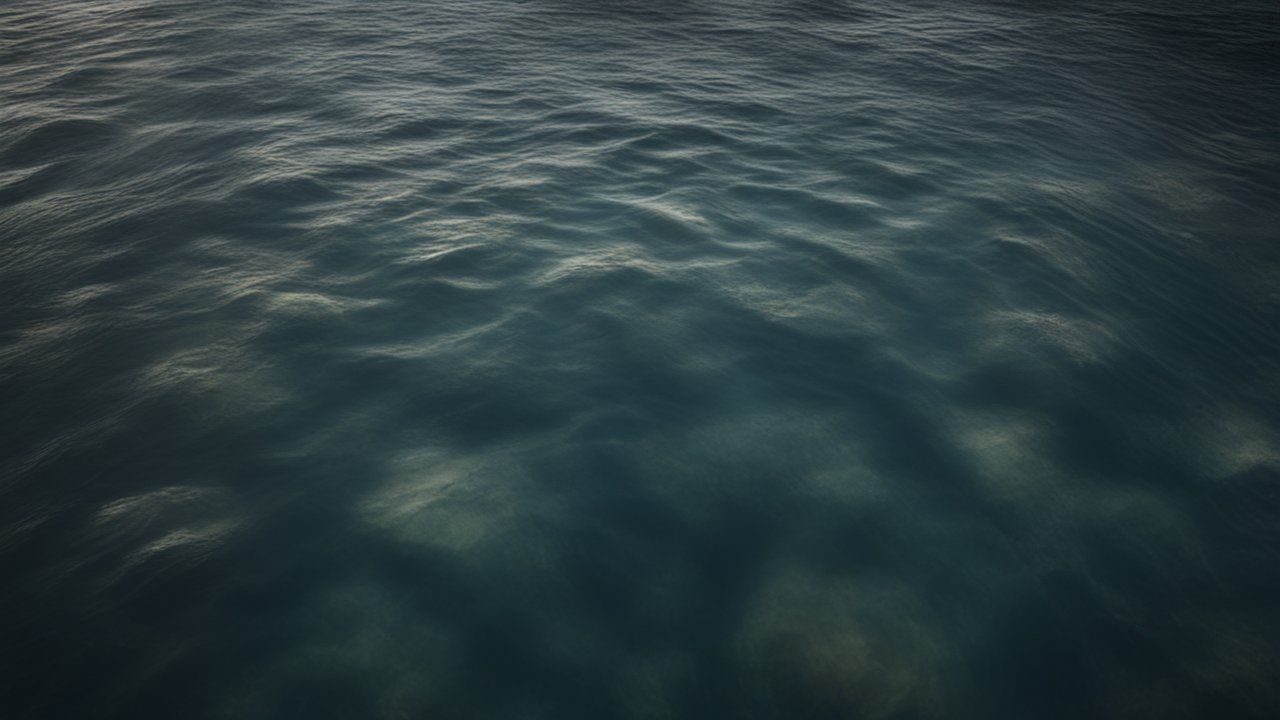 Photorealistic Calm Ocean Surface