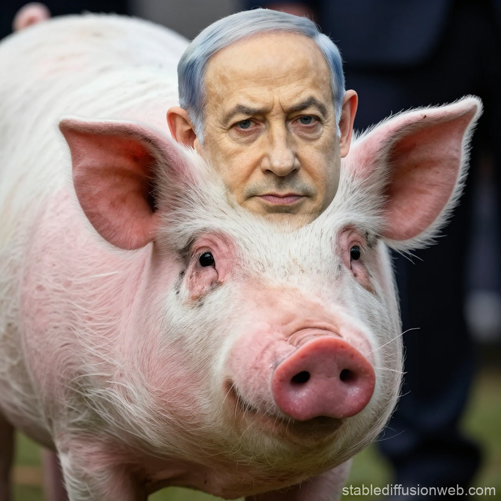 Pig with a Human Face Hybrid