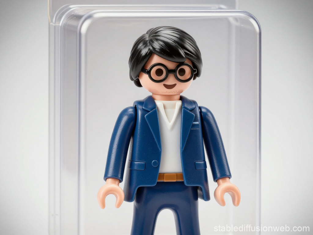 Playmobil Businessman Toy Figure in Clear Packaging