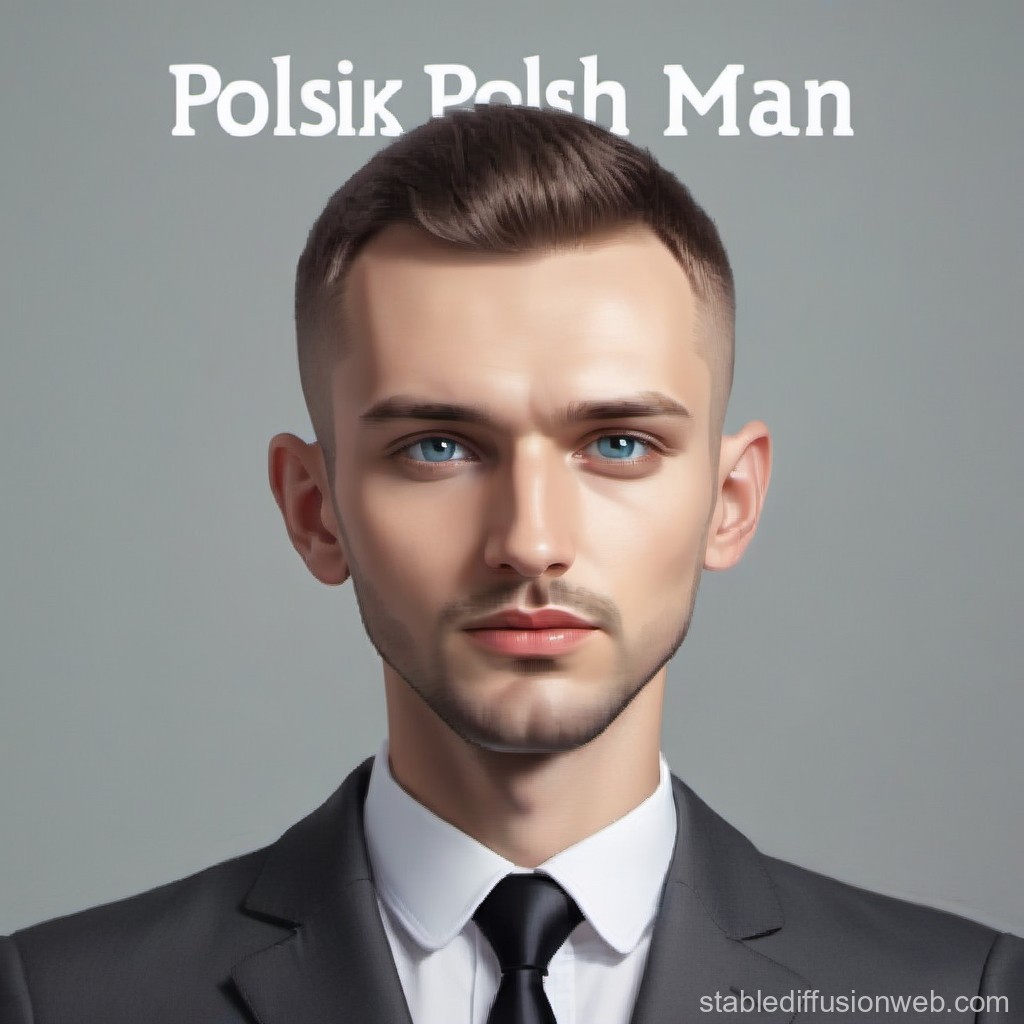 Polish Man in Formal Suit Portrait