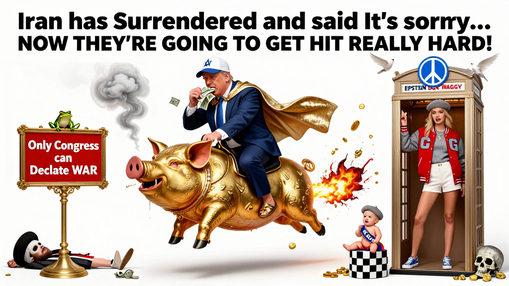 Political Satire on War and Congressional Authority