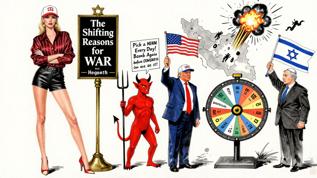 Political Satire on War and Influence