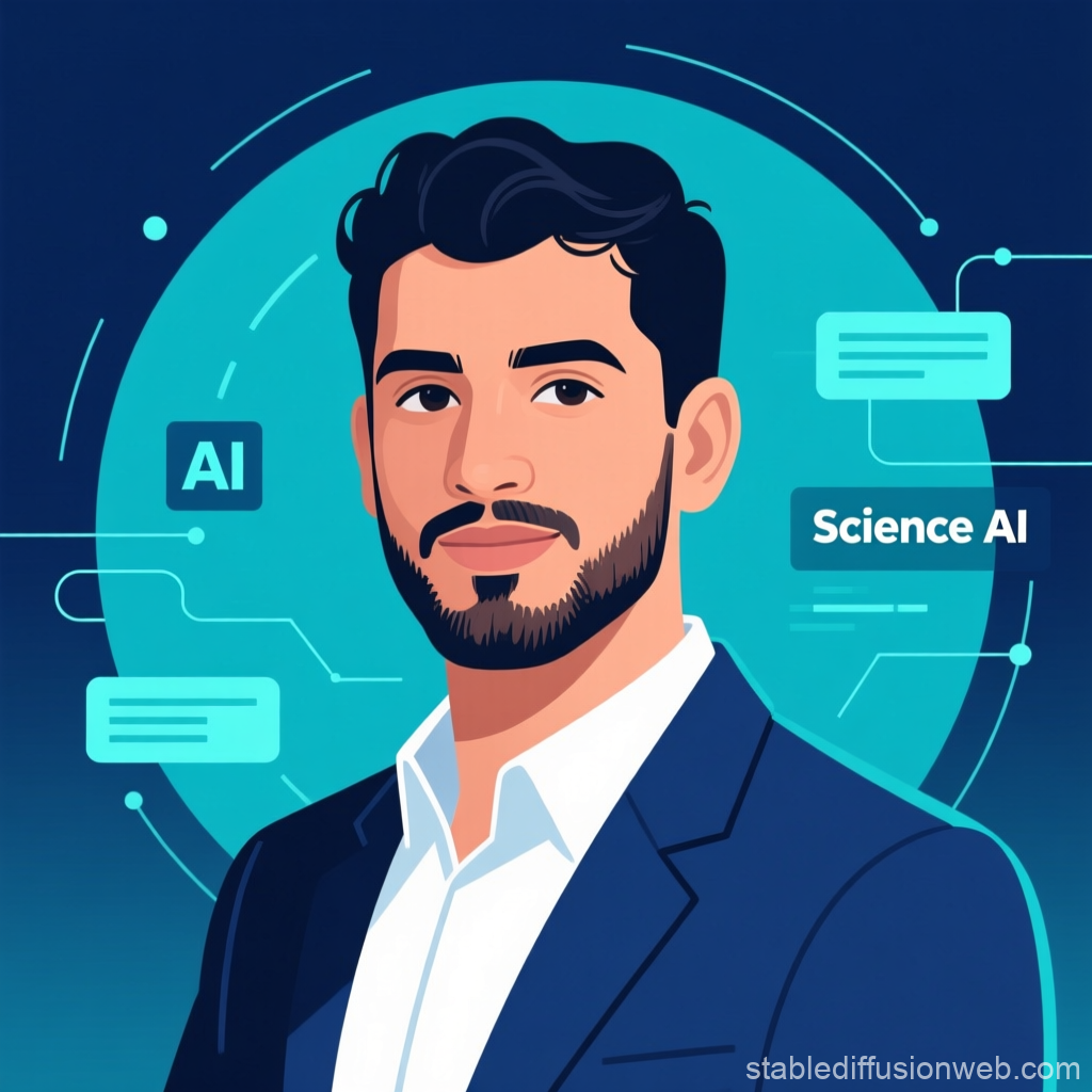 Portrait of a Moroccan Engineer in AI Science