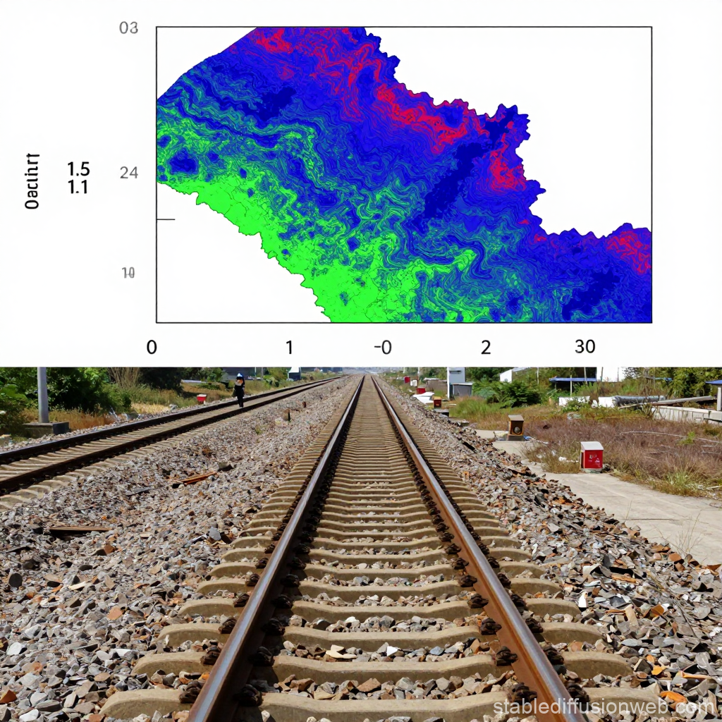 Radargram Analysis of Railway Track with Realistic Track Image