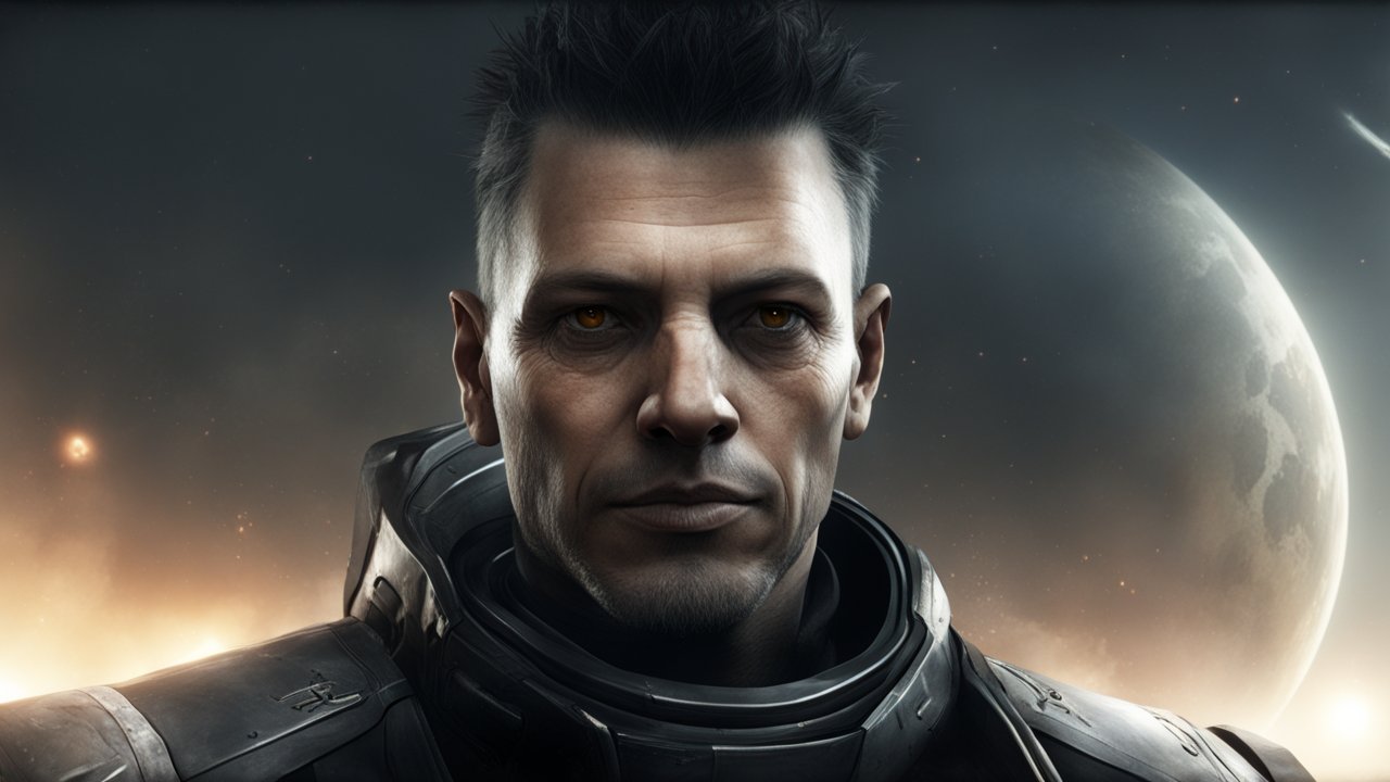 Realistic Sci-Fi Portrait of a Space Explorer