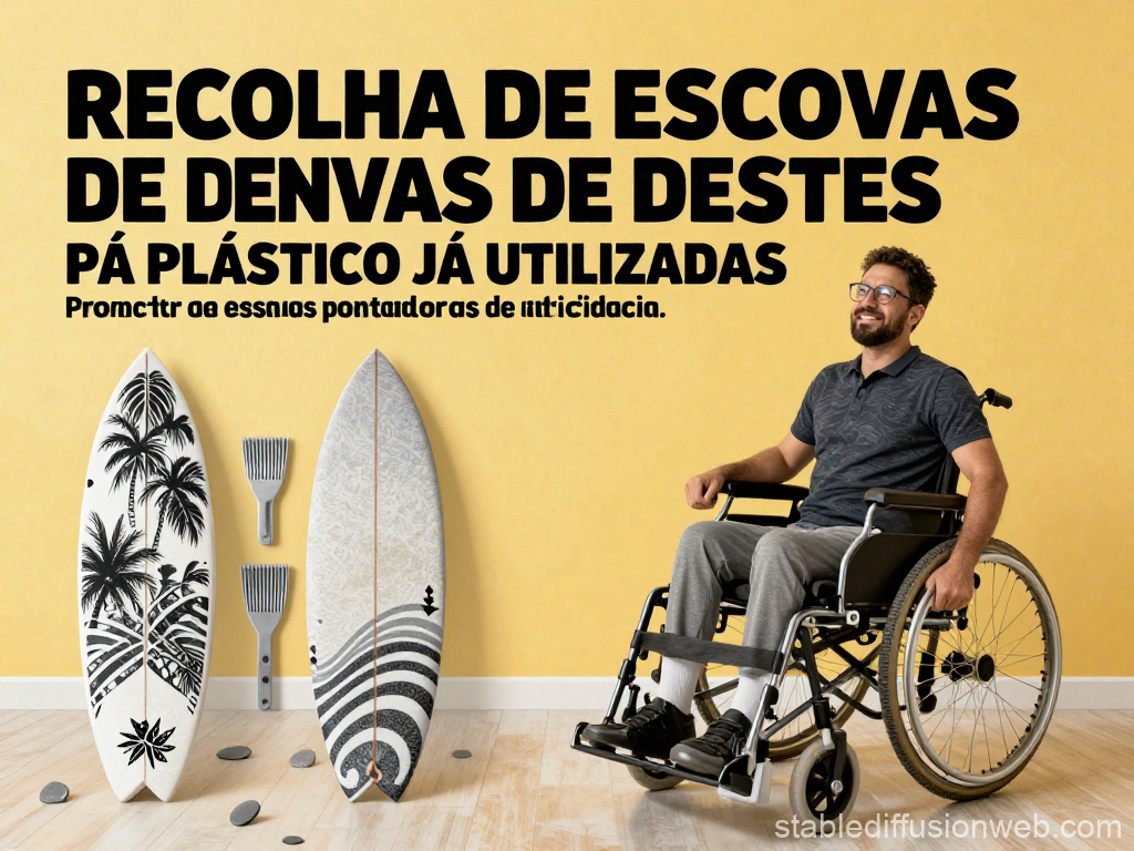 Recycling Used Plastic Toothbrushes into Surfboards