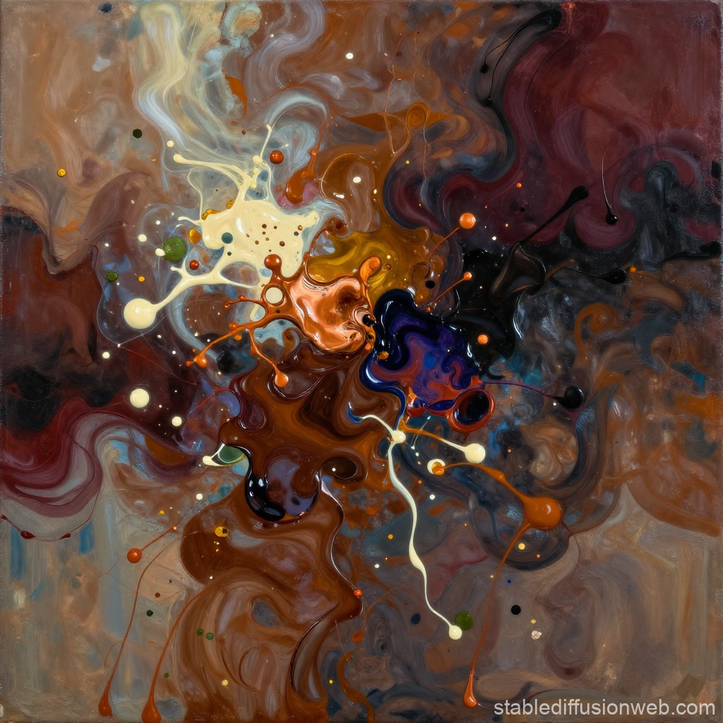 Resinous Perfume Abstract Explosion