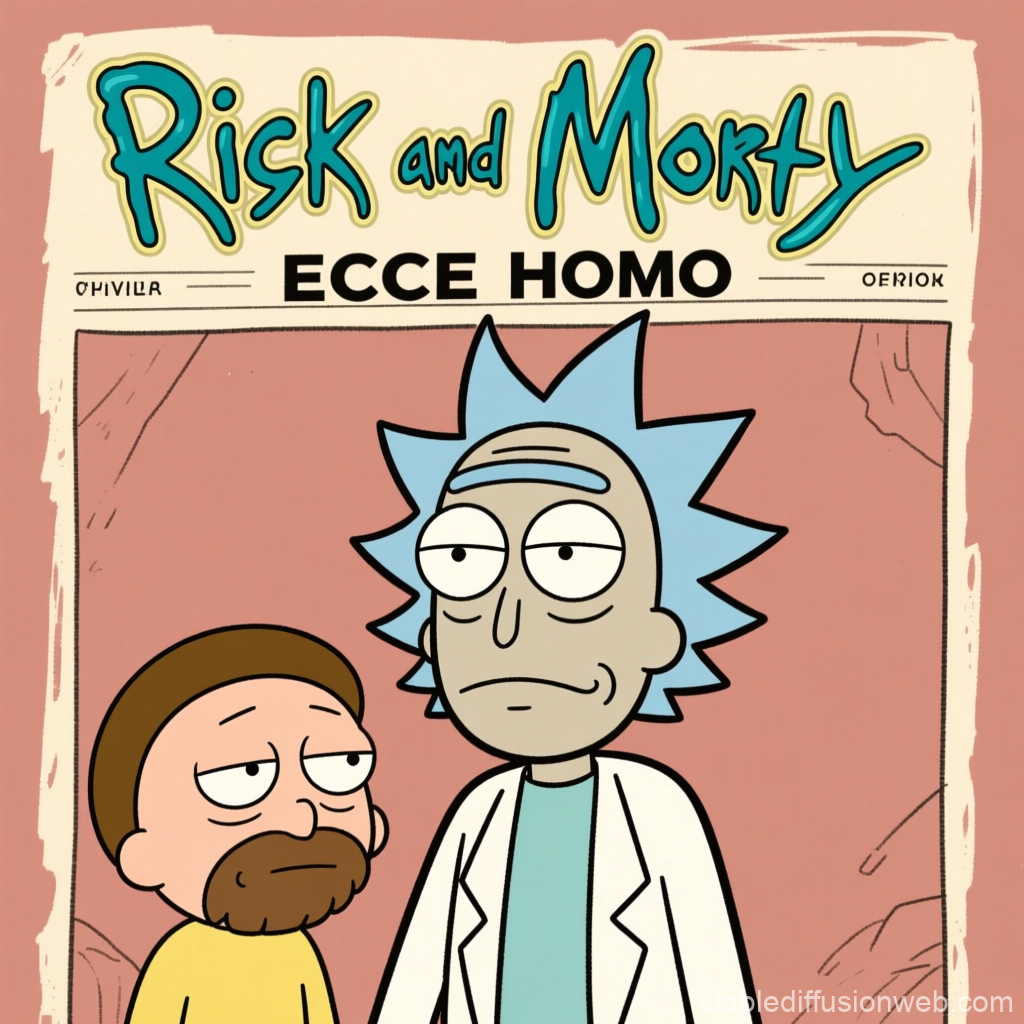 Rick and Morty Inspired Ecce Homo Poster