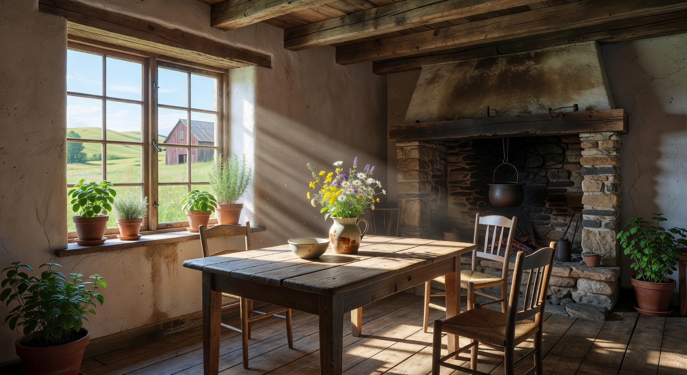 Rural Interior Day View