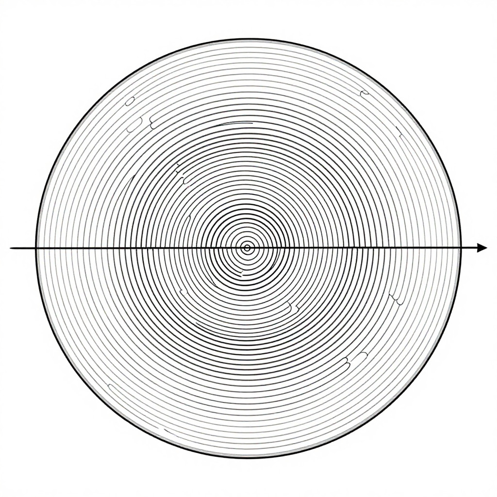 Schematic Diagram of Thin Film Interference Pattern