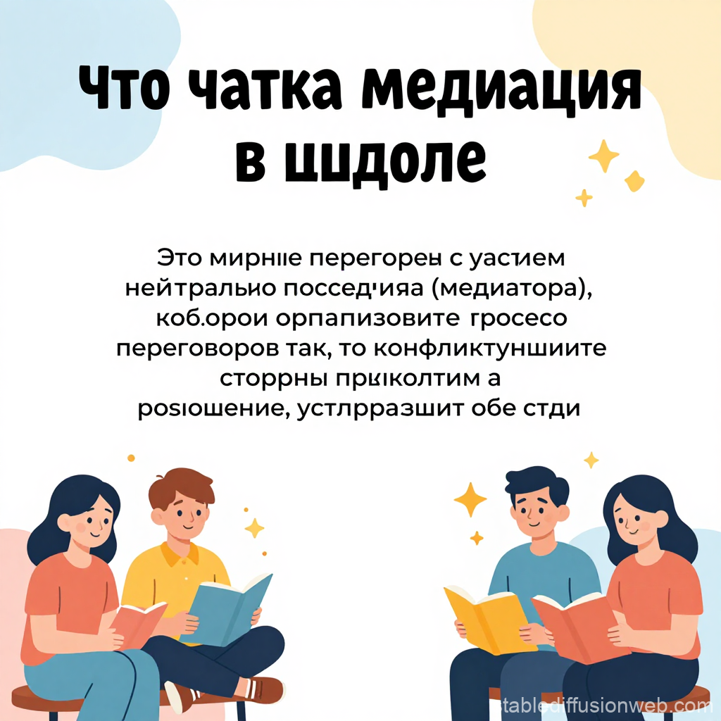 School Mediation Explanation with Students Reading