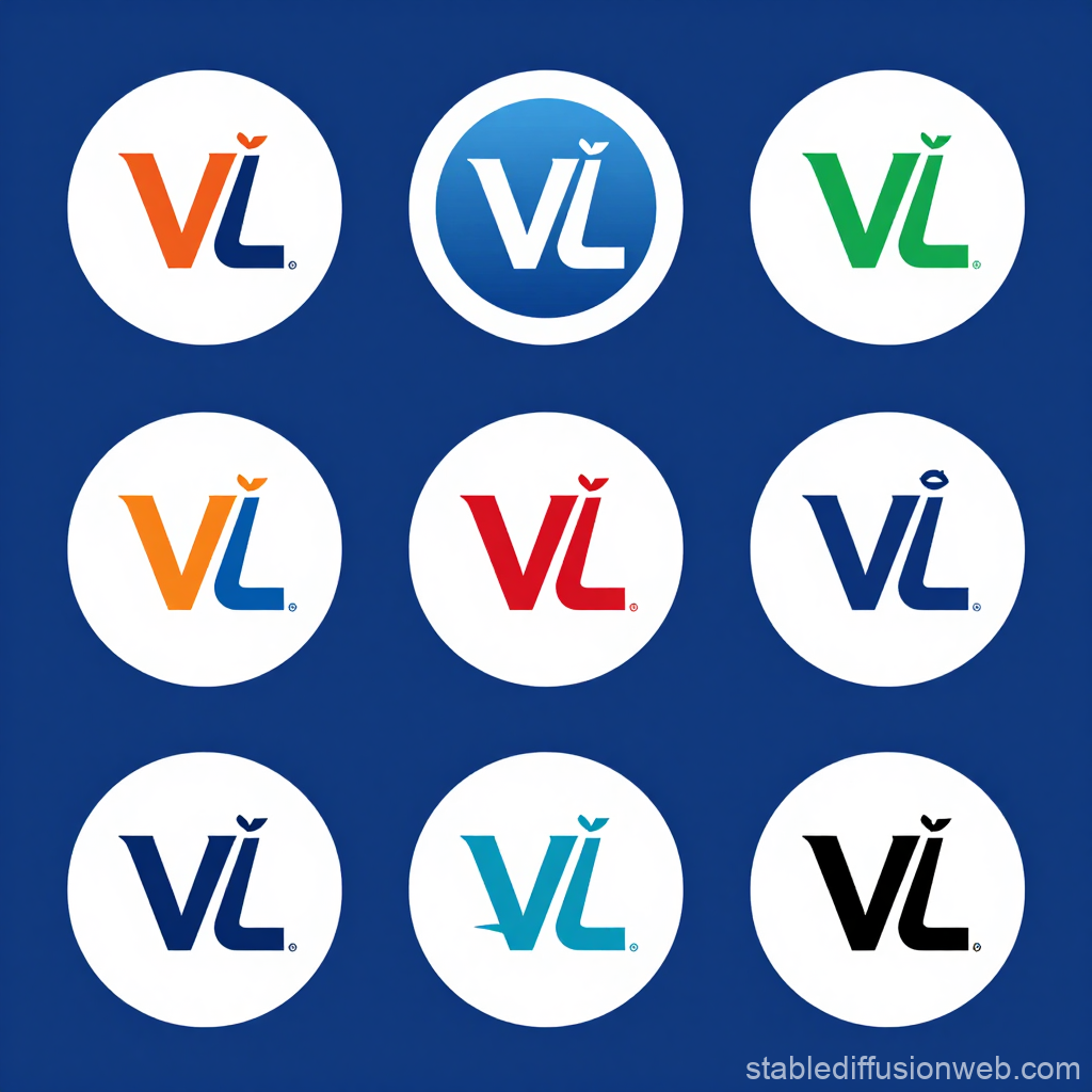 Set of 9 Unique Vinh Long Logo Variations