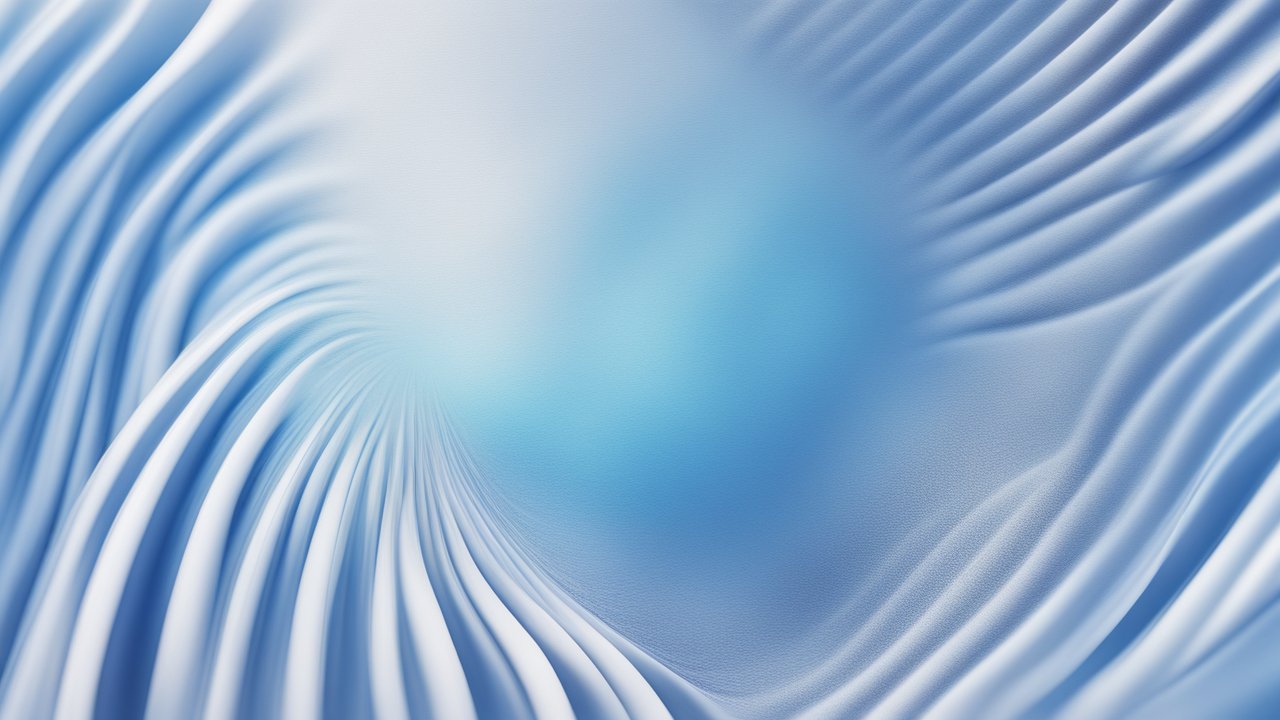 Smooth Blue and White Abstract Wave Gradient