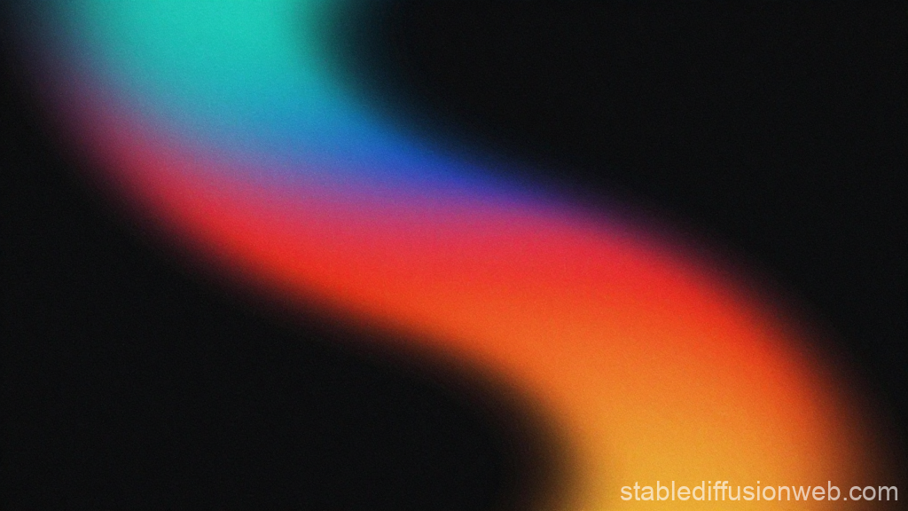 Smooth Sine Wave Gradient on Black Background